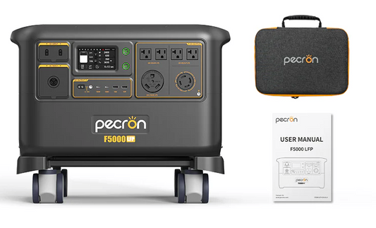 PECRON F5000LFP Estación de Energía Portátil | 7200W | 5120Wh | 120V/240V
