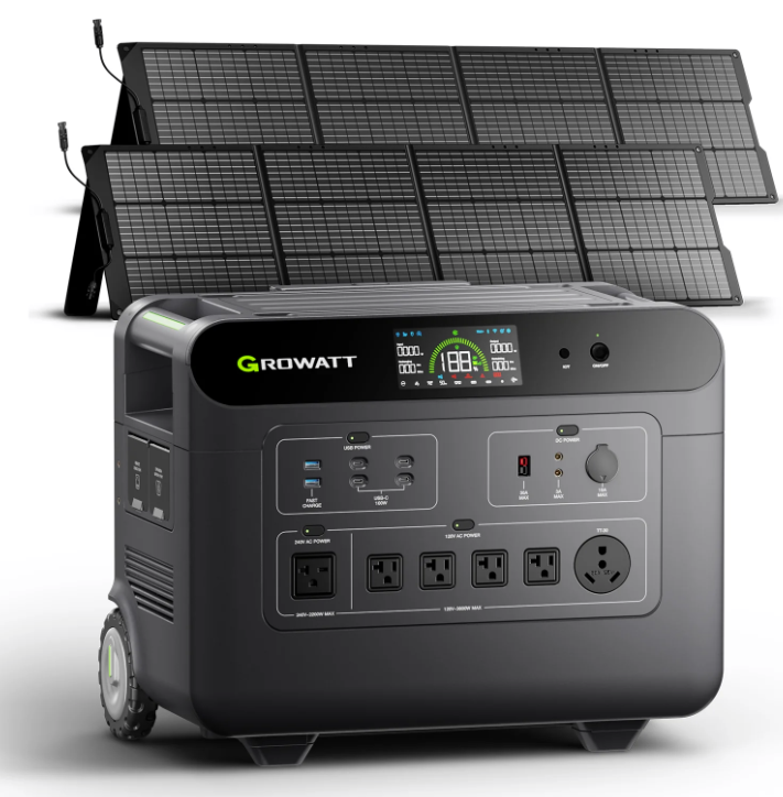 Growatt HELIOS 3600 – Estación de Energía Portátil